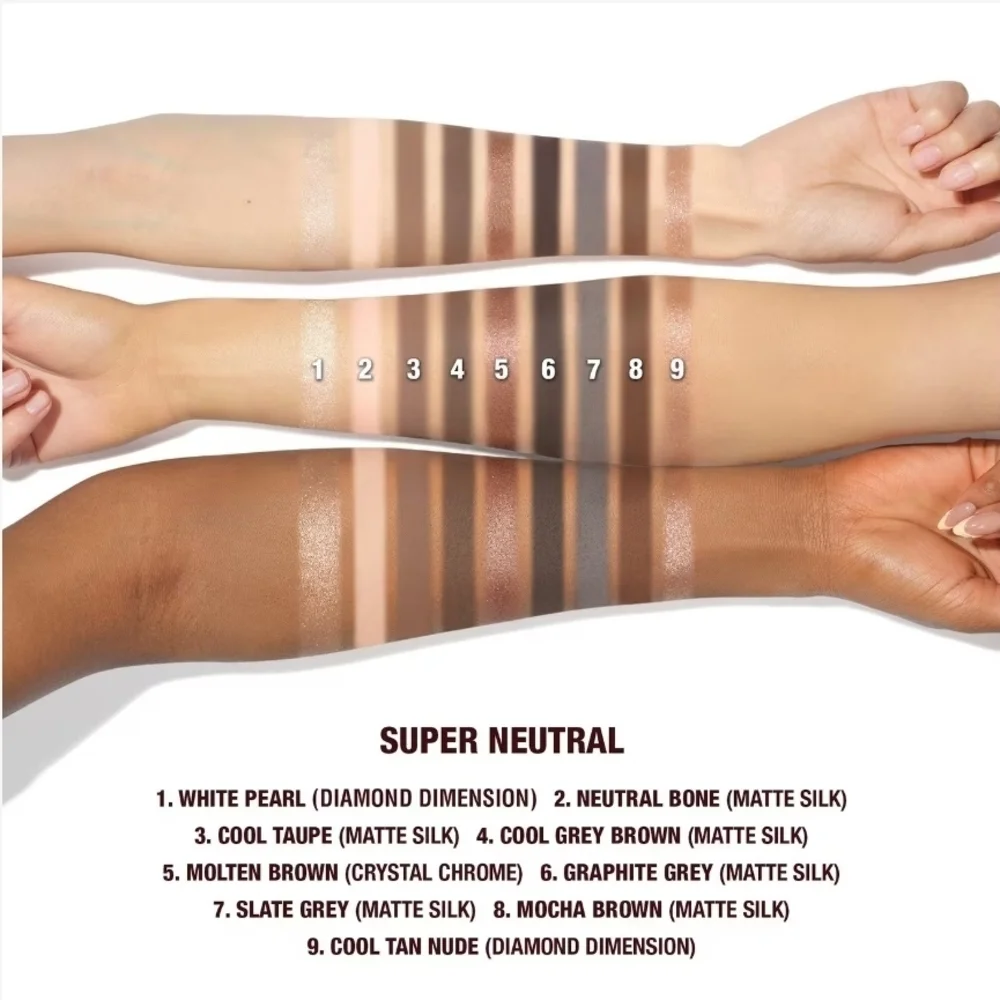 NEW~ Charlotte's Palette of Beautifying Eye Trends~ Super Neutral